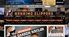 Desktop Screenshot of nanaimoclippers.com
